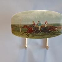 attaccapanni vintage stile equestre 