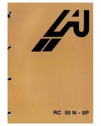 Catalogo ricambi Aprilia RC 50 N e SP
