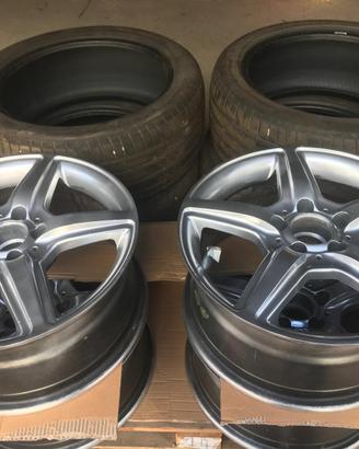 Pneumatici 225/45ZR17 94Y  e cerchi Mercedes da 17