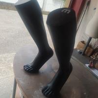 manichini piedi porta calze uomo 