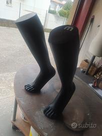 manichini piedi porta calze uomo 