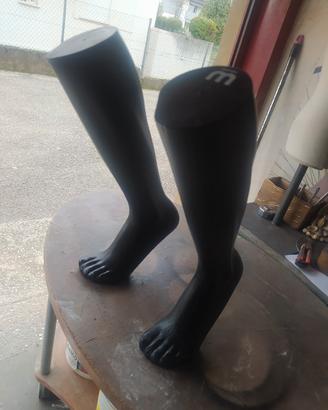 manichini piedi porta calze uomo 