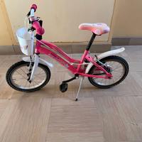 Bicicletta da bambina 16 pollici,4-7 anni