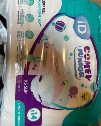 10x iD Comfy Junior Slip XS–Pannolino a mutandina