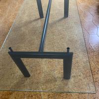 Tavolo in cristallo Le Corbusier Cassina