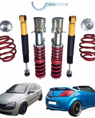 4 Ammortizzatori Sportivi Opel Corsa C Tigra Twin