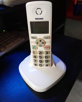 Telefono cordless York Brondi bianco