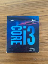 Processore Intel I3 9100F lga1151