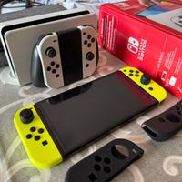 Nintendo Switch Oled + Joicon Green Neon