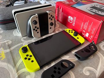 Nintendo Switch Oled + Joicon Green Neon