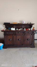 Servante credenza stile neo rinascimento, '900