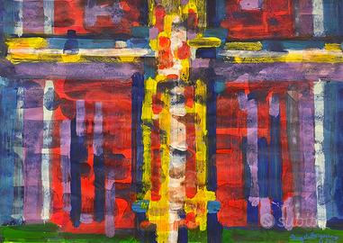 Opera pittorica su carta