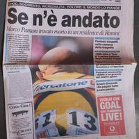 Gazzetta morte Pantani