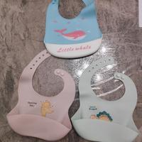 2 bavaglini in silicone + 1 omaggio 