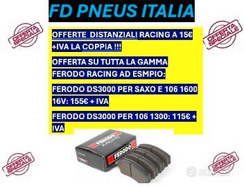 ferodo racing  colonnine dadi e distanziali per tu