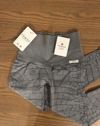 Leggings Push Up All-up Grigio Ira Cocco fgm04