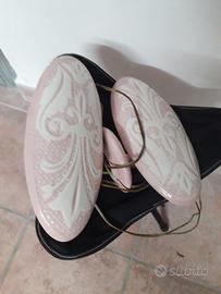 Plafoniere vintage in ceramica lavorate a mano