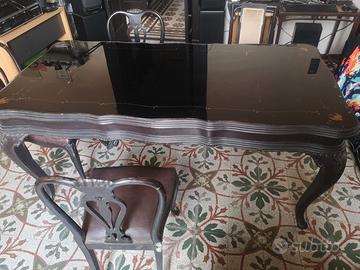tavola da pranzo chippendale antiquariato restauro