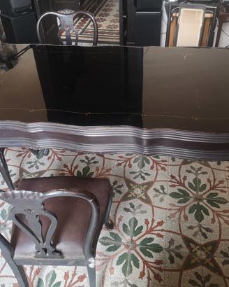 tavola da pranzo chippendale antiquariato restauro