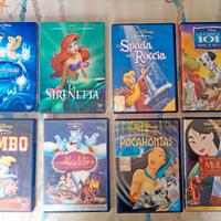 Lotto di otto DVD originali della Walt Disney