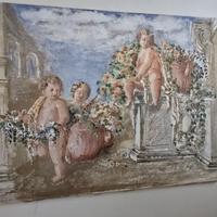 Dipinto a Strappo di Putti