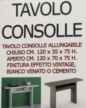 tavolo allungabile consolle 