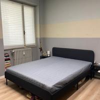 Struttura letto imbottita + materasso base