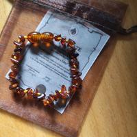 braccialetto ambra baltica naturale per bambini