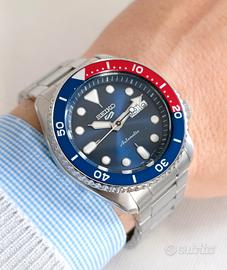 Orologio SEIKO 5 "Pepsi" full set