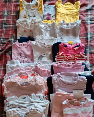 abbigliamento bimba 0-9 mesi 