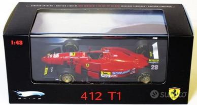 Hot wheels elite 1/43 - ferrari 412 t1 - g. berger