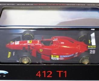 Hot wheels elite 1/43 - ferrari 412 t1 - g. berger