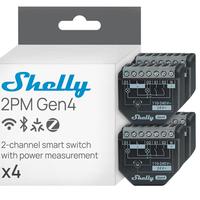 4 x Shelly 2PM Gen 4 Matter nuovi.