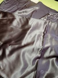 stoffa scampolo seta tortora