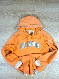 Champion felpa cappuccio arancione XL veste L