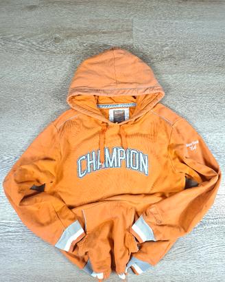 Champion felpa cappuccio arancione XL veste L