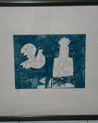 LITOGRAFIA QUADRO BURHAN 50X70