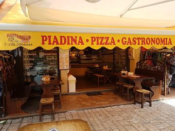 Attivitá gastronomia, piadineria, pizza al taglio