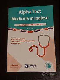 Alpha Test Medicina in inglese. Come Nuovo