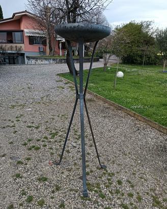 braciere da giardino in ferro battuto
