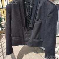Giacca corta Tailleur Smoking uomo color nera 54