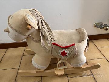 Cavallo a dondolo Roba 69028 imbottito