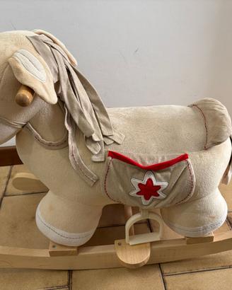 Cavallo a dondolo Roba 69028 imbottito