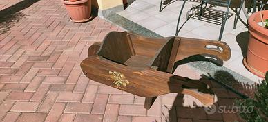 Carriola in legno
