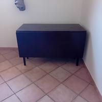 Tavolo in masso di mogano inglese del 1850