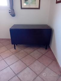 Tavolo in masso di mogano inglese del 1850