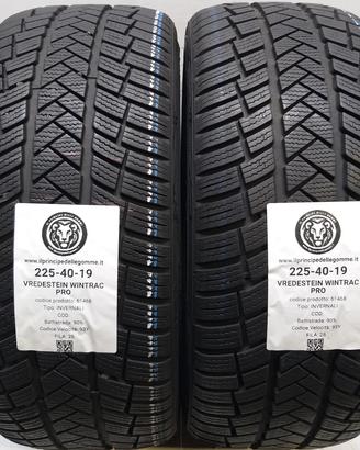 2 GOMME 225 40 19 VREDESTEIN A61468