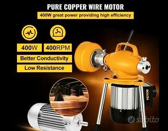 VEVOR HX-75 400 Watt Stura tubi-pulizia tubi prof.