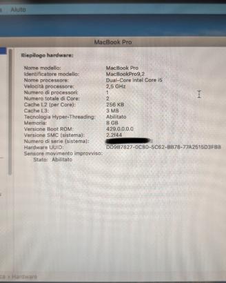 Mac Book pro 2012