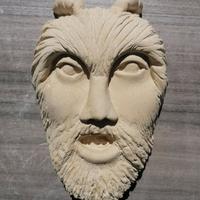 Mascherone in pietra leccese